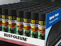 Rust-Oleum Quarter Pallet Displays